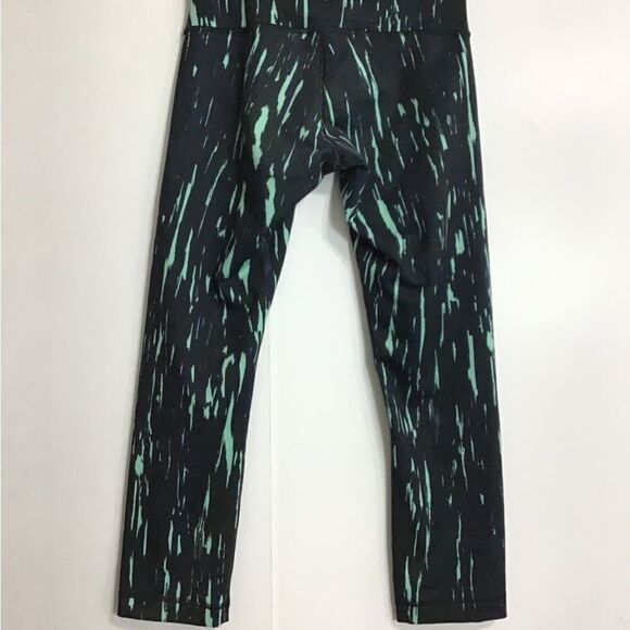 Lululemon Wunder Under Crop III Painted Animal Print Menthol Black Size 4 - Picture 10 of 10